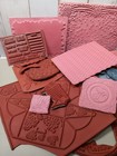 Rubber Scrapbook Art Crafts Stamps Unmounted Lot Of 105 Mostly Unused Assorted
