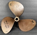 Vtg Brass Boat Propeller 3 Blade Nautical Maritime Decor