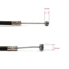 Universal Throttle Control Cable  100  With Barrel   Ball Ends For Go Cart   Atv