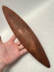 Rare Old Australian Aboriginal Message Board  Incised Totemic Designs   Ochre  2