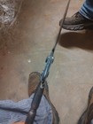 Hand Forged Steel Spear W  Pipe Handle  Riveted Spearhead  Made In Oklahoma 