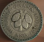 1967 Ghana 20 Pesewas Freedom And Justice