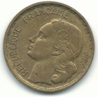 Very Nice High Grade 1950 France 20 Francs Coin-agt180