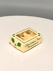 Dollhouse Miniature Vint  Artisan German Christmas Boxed Pearl Ornaments 1 12