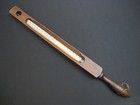 1800s Unusual Old vtg Specialized Butcher Meat sausage Thermometer With Guide
