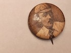 J t  Hearne Cricketer Pinback Button Pin Badge 1898 Vtg Antique Middlesex W h Jt