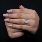 Igi 3 Ct Radiant Cut F vs2 Lab Grown Cvd Diamond Engagement Ring 14k White Gold