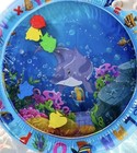 Pet Cat Ocean Water Bed Learning Pad Inflatable Pet Mat Toy Cooling Interactive