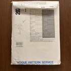 Vintage Vogue American Designer Pattern 2076 John Anthony Sz 14 Uncut