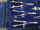 Vintage Antique Drawing Drafting Set Post Excelsior 794 Tools   Case Usa  C4