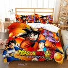 New 3d Anime Dragon Ball Series Us eu au Size Duvet Cover Pillowcase Bedding