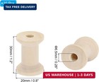 Wooden Empty Spools 1 2  X 0 8   20pcs Unfinished Wood Sewing Thread Spool Natur