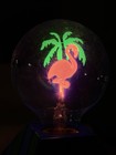 Vintage Flamingo And Palm Tree Light Bulb Aerolux Style Neon