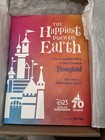 Disney D23 Gold Membership 2025 Kit   Disneyland 70th Anniversary Book   Plaque