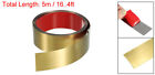 16 4ft X 1 97  Wall Trim Self Adhesive Stainless Steel Brushed Finish Golden