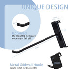 Gridwall Hooks 6 Inch 50pc Display Hooks For Grid Wall Heavy Duty Gridwall Hook
