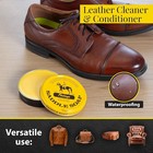 Yellow Saddle Soap For Leather  3 5 Oz Tin  - Leather Cleaner   Conditioner To S