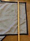 Ralph Lauren Euro Pillow Shams Navy   White Heavy Cotton Set Of 2