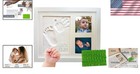Customizable Baby Footprint Frame Kit   Safe Clay   Stencils