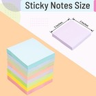 Sticky Notes 3x3 Inches  8 Pads  800 Sheets  8 Color Sticky Note Pads  Premium S