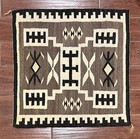 Vintage Navajo Hand Woven Rug  28    X 28   