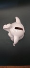 Pink Elephant Trunks Up Ceramic Piggy Bank Vintage Nursery Read Anthropomorphic
