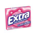 Full Box 10x Packs Wrigley s Extra Classic Bubble Gum   15 Sticks Per Pack