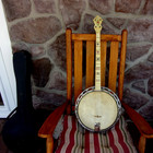 Vintage Gretsch Broadkaster 4 String Tenor Banjo   Case  C  1933 To 1953