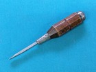 Vintage Proto 9702 Wooden Handle Red-line 2-3 8  Flat Screwdriver Los Angeles