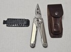 Leatherman Surge Multi Tool W leather Sheath 10 Bits   Case   Looks Unused 