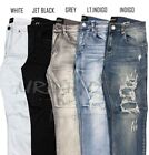Men s Stretch Washed Distressed Denim Jeans Faded Riped Jean Pants Dl1119