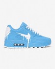 Nike Air Max 90 Custom     Baby Blue White Drip   Hand-painted   Dripped Custom