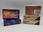 New Lot Of 5 Sony   Maxell Tc-30 Vhs-c High Grade Hgx-gold Camcorder Tapes 