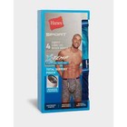 Hanes Long Leg Boxer Brief 4-pack Men X-temp Total Support Pouch Medium 32-34