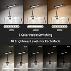 Rechargeable Led Book Light - 14 Leds  3 Modes  Clip-on  Portable   Flexible