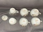 Vintage Child   s Toy Miniature Dishes Tea Set Polka Dot 7pc - Japan