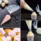 100pcs Disposable Pastry Piping Bags Extra Strong Leak Proof Cake Icing