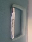 Vtg Blue Samsonite Silhouette Train Makeup Luggage Case W tray Insert 
