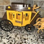 Vintage Wells Fargo Stage Coach Plastic Western Cowboy Horse Wild West