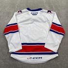 Rochester Americans Ahl Hockey League Jersey Ccm Men s Size S White Blue Red