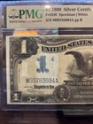 1899 High Grade  1 Silver Certificate Black Eagle  Pmg 55 Epq Rare Speelman  