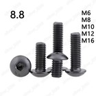 Black 8 8 Steel Hex Socket Button Head Screws Allen Bolts M6 M8 M10 M12 M16