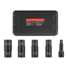 Lug Nut Impact Socket Set  1 2 In  Drive Metric And Sae 6-point Flip Socket Set 