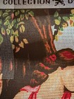 Needlepoint Tapestry Gobelin Canvas Only 30x60 Cm Flowers Rto