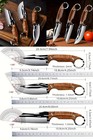 3pcs Stainless Steel Boning Knife Set Kitchen  Chef  Hunting  Camping Knives