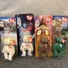 Mcdonalds Ty Beanie Babies Complete Set 4  International Bears 