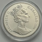 1994 Gibraltar Astronaut   Flag On Moon 1 Crown Coin Cuni Bu Free Shipping