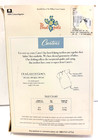 Nib Vtg Carters 100  Cotton Layette Gown Elastic Bottom Blue Pond Pals Nos