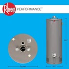 Rheem Performance 40 Gal Tall Natural Gas Water Heater 36k Btu Xg40t06ec36u1