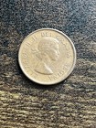 1962 Canada 1 One Small Cent Elizabeth Ii Canadian Actual Coin Tc4768 